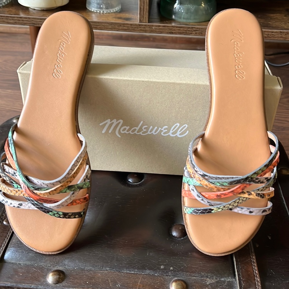 Madewell  crisscross slides